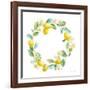 Floursack Lemon V on White-Danhui Nai-Framed Art Print