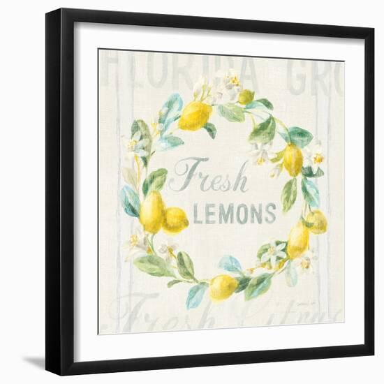 Floursack Lemon V-Danhui Nai-Framed Art Print