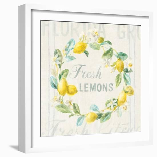 Floursack Lemon V-Danhui Nai-Framed Art Print