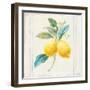Floursack Lemons III Sq Navy-Danhui Nai-Framed Art Print