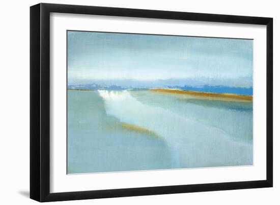 Flow-Caroline Gold-Framed Art Print