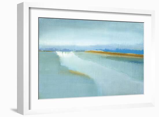 Flow-Caroline Gold-Framed Art Print