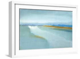 Flow-Caroline Gold-Framed Art Print