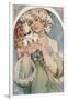 Flower, 1897-Alphonse Mucha-Framed Giclee Print