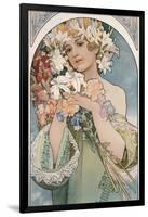 Flower, 1897-Alphonse Mucha-Framed Giclee Print