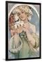 Flower, 1897-Alphonse Mucha-Framed Giclee Print