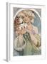 Flower, 1897-Alphonse Mucha-Framed Giclee Print