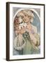 Flower, 1897-Alphonse Mucha-Framed Giclee Print