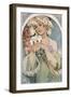 Flower, 1897-Alphonse Mucha-Framed Premium Giclee Print