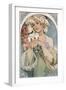 Flower, 1897-Alphonse Mucha-Framed Premium Giclee Print