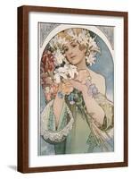 Flower, 1897-Alphonse Mucha-Framed Giclee Print