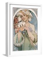 Flower, 1897-Alphonse Mucha-Framed Giclee Print