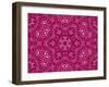 Flower Abstract Pattern-Dink101-Framed Art Print