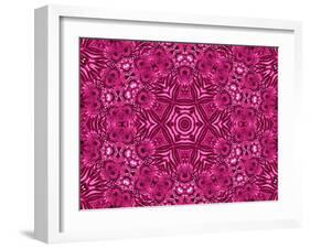 Flower Abstract Pattern-Dink101-Framed Art Print