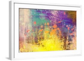 Flower Abstract Textures and Backgrounds-ilolab-Framed Art Print