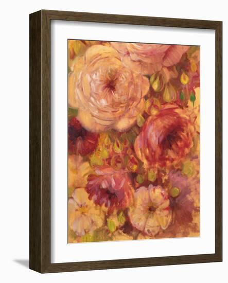 Flower Abundance 2-Vera Hills-Framed Art Print