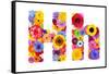 Flower Alphabet Isolated On White - Letter H-tr3gi-Framed Stretched Canvas