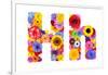 Flower Alphabet Isolated On White - Letter H-tr3gi-Framed Art Print