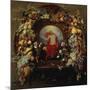 Flower and Fruit Garlands and the Ascension, 1630-40-Frans Snyders-Mounted Giclee Print