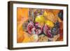 Flower and Fruit Still Life-KoliadzynskaIryna-Framed Art Print