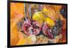 Flower and Fruit Still Life-KoliadzynskaIryna-Framed Art Print