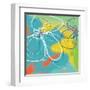 Flower and Water 1-Jan Weiss-Framed Art Print