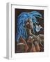 Flower and Wind-Oscar Ortiz-Framed Giclee Print