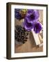 Flower, Anemone, Blossom, Grapes, Newspaper-Nikky Maier-Framed Photographic Print