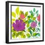 Flower Applique I-Laure Girardin-Vissian-Framed Giclee Print