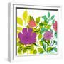 Flower Applique I-Laure Girardin-Vissian-Framed Giclee Print