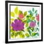 Flower Applique I-Laure Girardin-Vissian-Framed Giclee Print