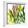 Flower Applique II-Laure Girardin-Vissian-Framed Giclee Print