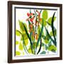 Flower Applique II-Laure Girardin-Vissian-Framed Giclee Print