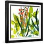 Flower Applique II-Laure Girardin-Vissian-Framed Giclee Print