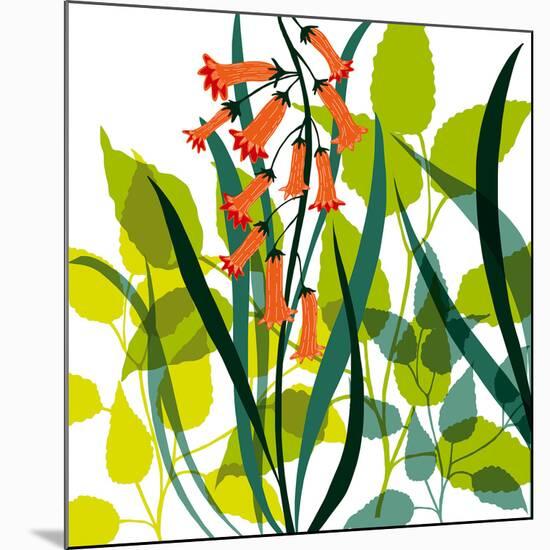 Flower Applique II-Laure Girardin-Vissian-Mounted Giclee Print