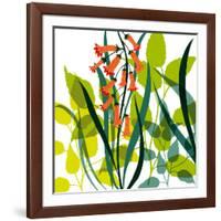 Flower Applique II-Laure Girardin-Vissian-Framed Giclee Print