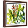 Flower Applique II-Laure Girardin-Vissian-Framed Giclee Print