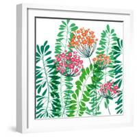 Flower Applique IV-Laure Girardin-Vissian-Framed Giclee Print