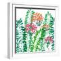 Flower Applique IV-Laure Girardin-Vissian-Framed Giclee Print