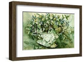 Flower Aquarel I-Elizabeth Veltman-Adriaansz-Framed Art Print