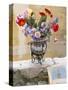 Flower Arrangement, Eze, Alpes-Maritimes, Cote d'Azur, Provence, France-Ruth Tomlinson-Stretched Canvas