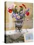 Flower Arrangement, Eze, Alpes-Maritimes, Cote d'Azur, Provence, France-Ruth Tomlinson-Stretched Canvas