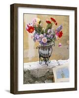 Flower Arrangement, Eze, Alpes-Maritimes, Cote d'Azur, Provence, France-Ruth Tomlinson-Framed Photographic Print