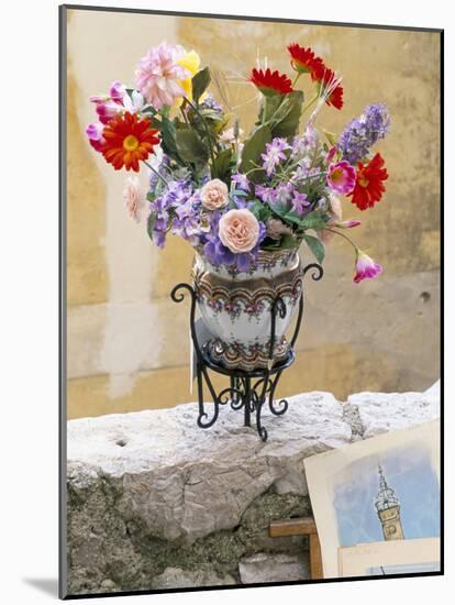 Flower Arrangement, Eze, Alpes-Maritimes, Cote d'Azur, Provence, France-Ruth Tomlinson-Mounted Photographic Print