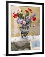 Flower Arrangement, Eze, Alpes-Maritimes, Cote d'Azur, Provence, France-Ruth Tomlinson-Framed Photographic Print