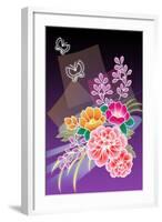 Flower Arrangement Purple-Ikuko Kowada-Framed Giclee Print