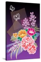 Flower Arrangement Purple-Ikuko Kowada-Stretched Canvas