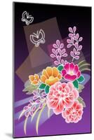 Flower Arrangement Purple-Ikuko Kowada-Mounted Giclee Print