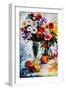 Flower Arrangement-Leonid Afremov-Framed Art Print