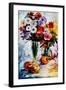 Flower Arrangement-Leonid Afremov-Framed Art Print